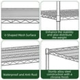 thumbnail image 5 of Metal Shelves for Storage Garage Shelving 2000LBS Heavy Duty Storage Shelves Adjustable Garage Shelf Industrial Shelving Unit Storage Utility Rack, 5 of 18