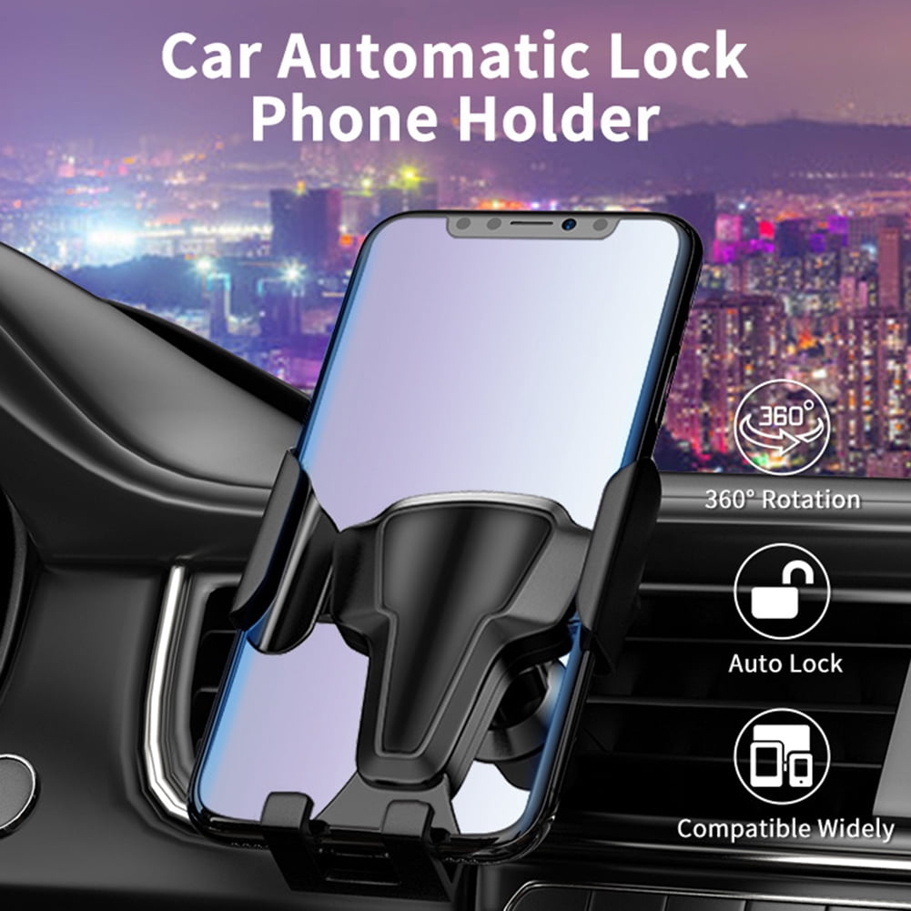 SPRING PARK Car Vehicle Air Vent Mount Gravity Lock Up Mobile Phone