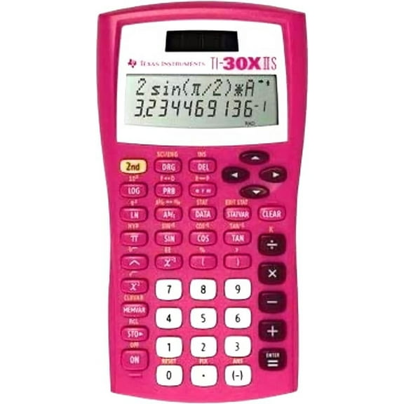 Texas Instrument TI-30X IIS Scientific Calculator Rose Pink Color