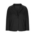 thumbnail image 4 of Arnsht Blazer Jacket Women Plus Size Suit Coat Business Casual Outfits 2025 Dressy Casual Suits Button Coat Top Black XL, 4 of 6