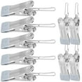 thumbnail image 1 of CRAFTHROU 20Ud Pinzas De Ropa De Acero Inoxidable Resistentes Antideslizantes Para Tendedero Uso Doméstico Color Plata, 1 of 8