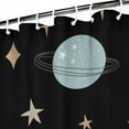 thumbnail image 4 of Waterproof Gothic Shower Curtain with Celestial Star and Moon Spiritual Print Mystical Astrology Sun and Cosmic Night Patterns Artistic Witchy Style Fabric Shower Curtain Machine Washable with Hooks S, 4 of 5