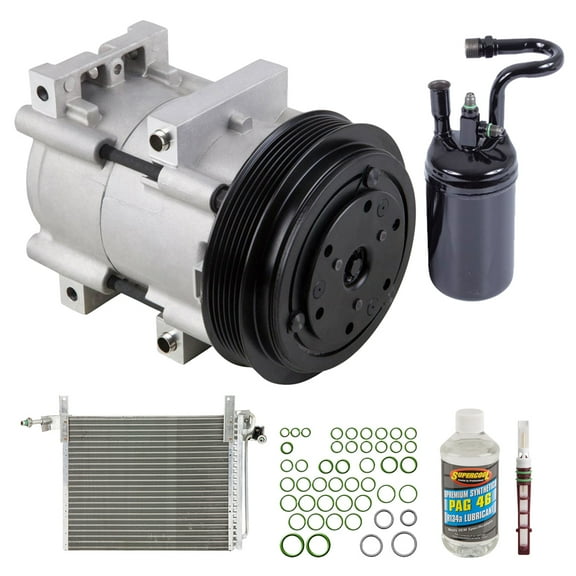 For Ford Ranger 1992 1993 A/C Kit w/ AC Compressor Condenser & Drier - BuyAutoParts