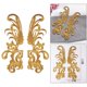 thumbnail image 4 of 2 para costura, decoración artesanal, accesorios de tela para disfraces, apliques bordados 3D DIY para vestido de Cosplay, ropa de Oro Baoblaze Parche Bordado, 4 of 8