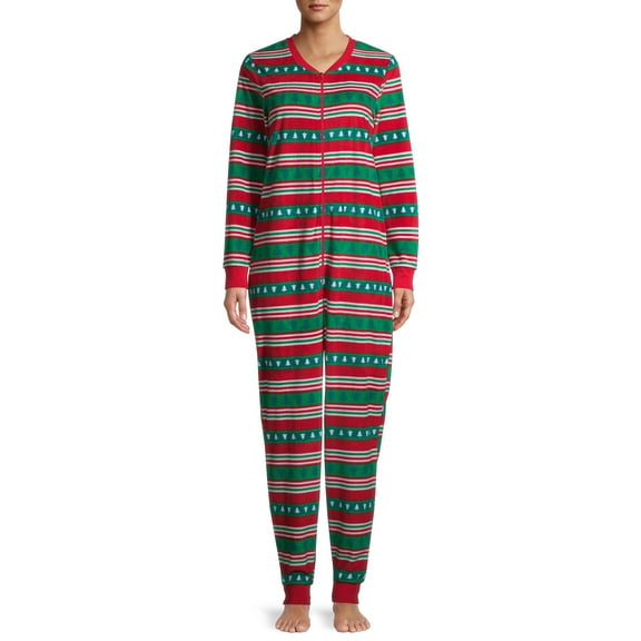 George Women's Holiday Drop Seat Union Suit