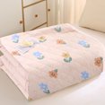 thumbnail image 5 of Qocolhg Summer Cooler Quilt, Washable & Lightweight Summer Comforter Cooling Blanket for All Season Use, Machine Washable, Bedding Soft Coverlet Conditioned Quilts for Kids, 39x59 inch, Yellow, 5 of 7