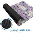 thumbnail image 6 of Long Mouse Pads for Desk,Bichon Dog Purple Florals Desk Mats on Top Of Desks, Desk Mouse Pad Extra Large with 3mm Non-Slip Base and Stitched Edge for Gaming,Office,Work,Home 31.5"x11.8", 6 of 6