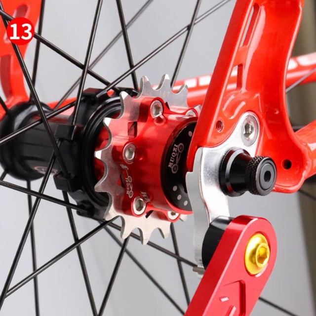 maskred Single 1 Speed Cassette Cog Reliable Fixed Gear Conversion Set for 7-10s Hubs Gold 17T 1Set
