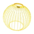 thumbnail image 4 of Pantalla de lámpara de hierro, cubierta de bombilla, decoración del hogar, accesorio de iluminación colgante industrial Oro 148x13cm, 4 of 9