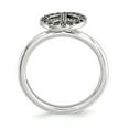 thumbnail image 2 of Bague Signe de Paix Stackable Expressions en Argent Sterling Taille 5, 2 of 3