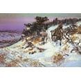 thumbnail image 2 of Russell, Charles Marion 18x13 White Modern Wood Framed Museum Art Print Titled - Wolf and Beaver, 2 of 4