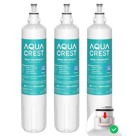 AQUA CREST F-2000, F-1000, 4204490 Sub Zero Water Filter Replacement for InSinkErator® F-1000,F-2000, F-3000, Sub-Zero 4204490,4290510 and AquaPure AP Easy C-Comp