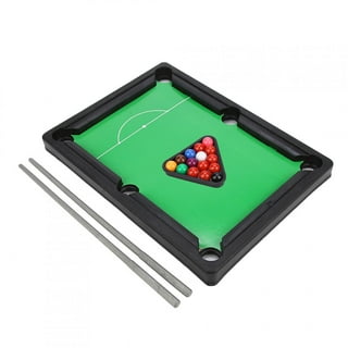 Tiitstoy Mini Table Billiards Game, Home and Office Desktop Billiards Game,  Mini Pool Table Table Billiards Game Set with 2 Sticks & 11 Balls Stress