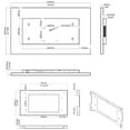 thumbnail image 4 of Soulaca 27 inches Smart webOS Mirror TV with Ivory White Decor Frame for Gallery Salon Fireplace Decoration Built-in WiFi Bluetooth ATSC, 4 of 8