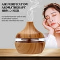 thumbnail image 3 of Wood Grain Essential Oil Aromatherapy Diffuser USB Charging Home Air Humidifier Purify Soothing LED Night Light Mist Maker, 3 of 19