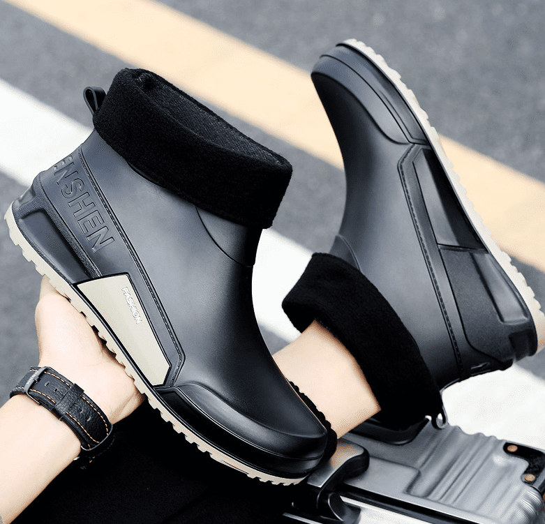 Waterproof Slip-Resistant Rain Boots for Women & Men - Rubber Outdoor Work Boots for Gardening, Fishing, Boating, Camping