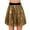Gold*, variant on RUTAYY Women's Skirt Solid Color Sequins Stretch Waist Pleated Party Wear Flowy Comfortable Breathable Trendy Vibrant Mini Skirt