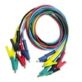 thumbnail image 3 of Cable de Prueba de Pinza de Aislado de 10 Piezas, Cables de Prueba de Pinzas de de Doble Extremo, Cable de Puente de Prueba Macarena Cable con pinzas de cocodrilo, 3 of 7
