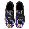 thumbnail image 2 of The Thin Blue Line ChriStan Cross American flag US Shoes Sneakers Black Size 4.5, 2 of 7