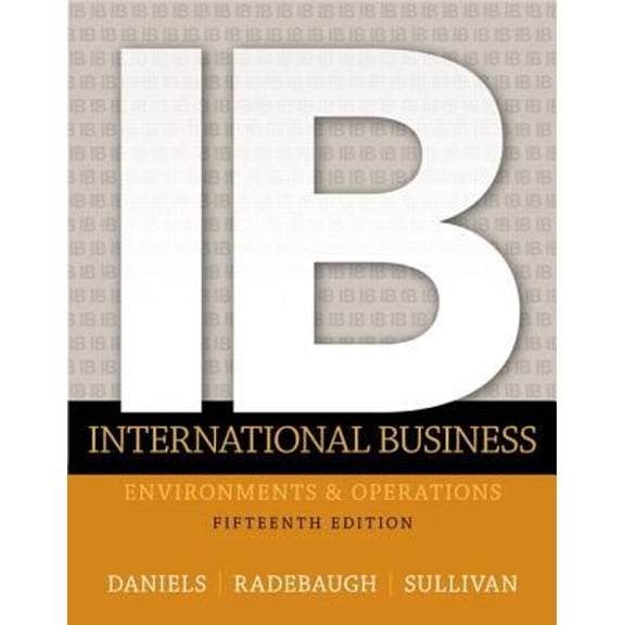 Pre-Owned International Business (Hardcover) 9780133457230