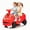 Red, variant on 12V 2-Seater Electric Ride-On Train, Height-Adjustable Seat, 2 Speeds, Forward Reverse, Headlight, Music, Horn & Storage Box,Blue