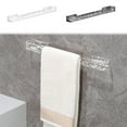 thumbnail image 1 of Fiudx Estante de Acrílico para Baño, Sin Perforaciones, para Montaje En Pared, con Adhesivo Fuerte para Zapatos y Toallas, Diseño Compacto, Fácil Instalación, Material Duradero, Gris/Blanco, 40,5 X 5, 1 of 7