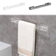 thumbnail image 1 of Estante de Acrílico para Baño, Sin Perforaciones, para Montaje En Pared, con Adhesivo Fuerte para Zapatos y Toallas, Diseño Compacto, Fácil Instalación, Material Duradero, Gris/Blanco, 40,5 X 5 X 3 C, 1 of 6