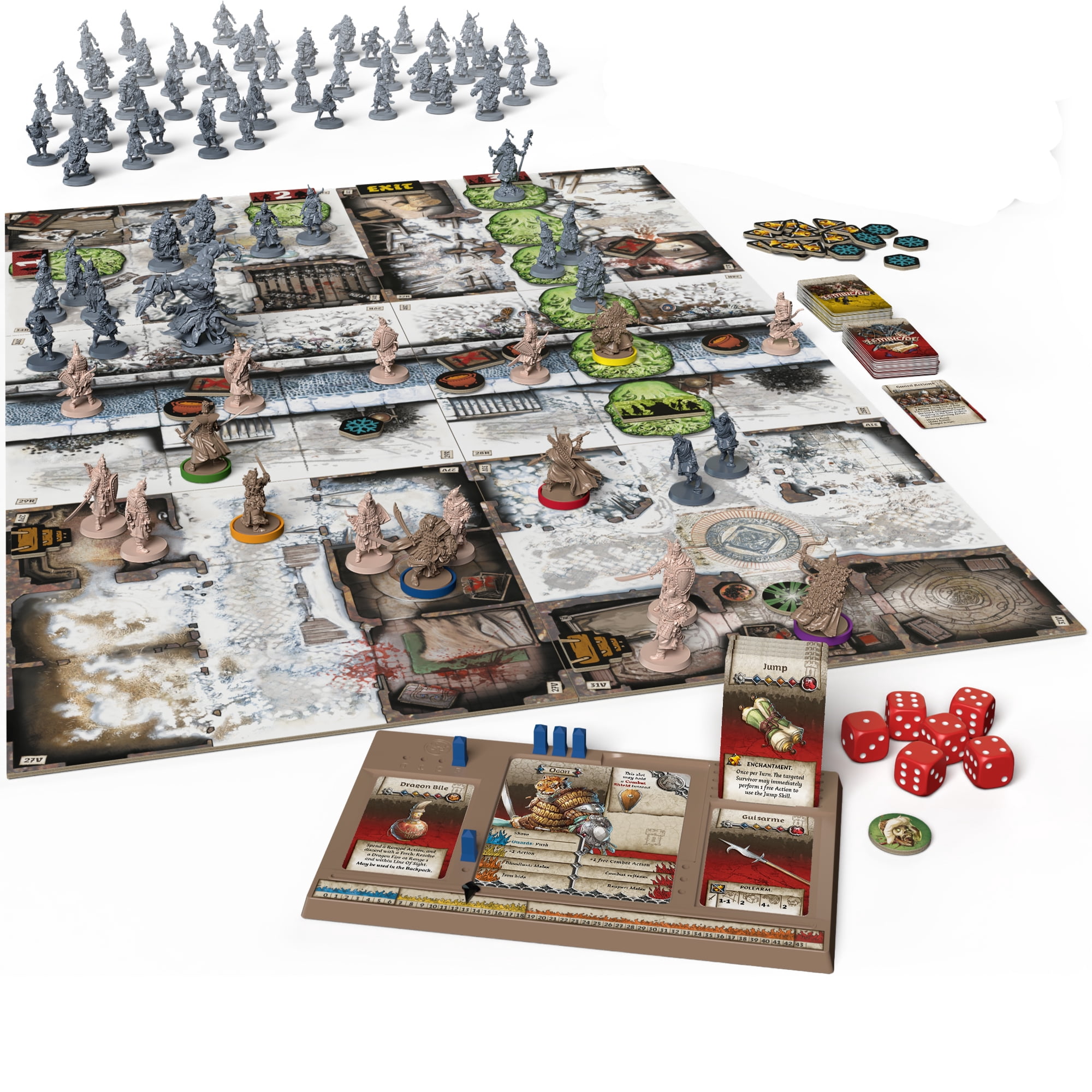 Zombicide: White Death Strategy Board Game for Ages 14+, from Asmodee