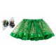thumbnail image 4 of Girls Holiday Skirt Christmas Party Costume Children Bubble Skirt M: 28.00X23.00X1.00cm Green Pompous Design Stage Performance 1 Set, 4 of 5
