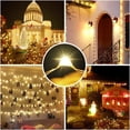 thumbnail image 3 of Guirnaldas de Luces, 20M 200LED Blanco Cálido Cobre Cadena de Luces con Pilas con 8 Modos, IP65 Luces de Hadas Impermeables Decoración Interior/Exterior para Dormitorio Navidad Boda Fiesta Hogar oso de fresa Electrónica, 3 of 5