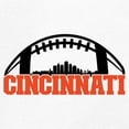 thumbnail image 3 of Cincinnati Skyline Football Long Sleeve T-shirt Bleed Orange and Black Game Day Fantasy League Champions Tailgating, 3 of 7