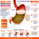 Refluxter - 1000+ mg Sodium Alginate for Acid Reflux, Heartburn, Gerd ...