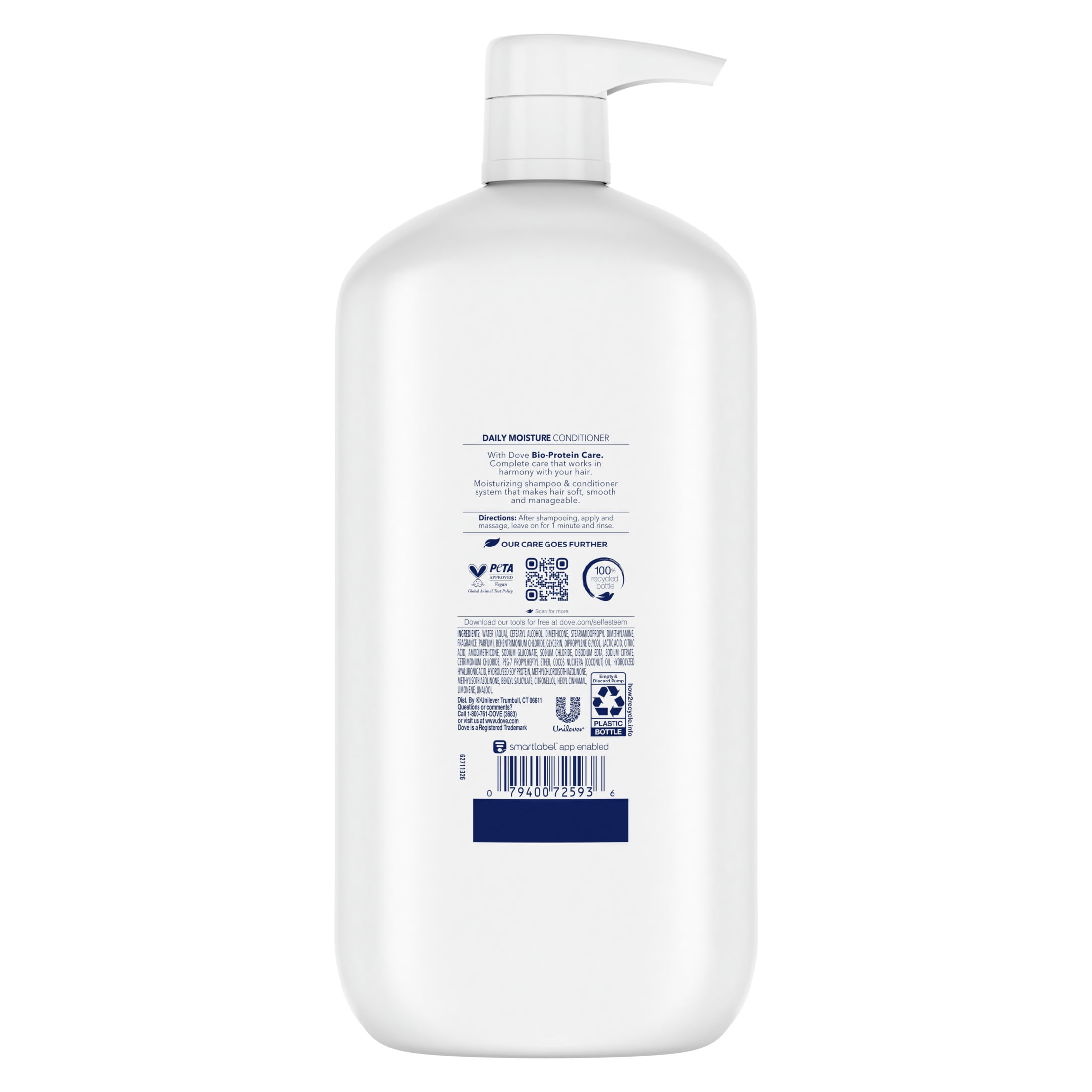 Dove Ultra Care Moisturizing Daily Conditioner for Dry Hair with Bio-Restore Complex, 31 fl oz