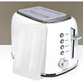 thumbnail image 4 of BESTonZON Silicone Toaster Dust Covers 2 Slice Toaster Lid Electric Bread Maker Upper Covers Toaster Appliance Top Covers for Bread Machine Part Accessories White, 4 of 8