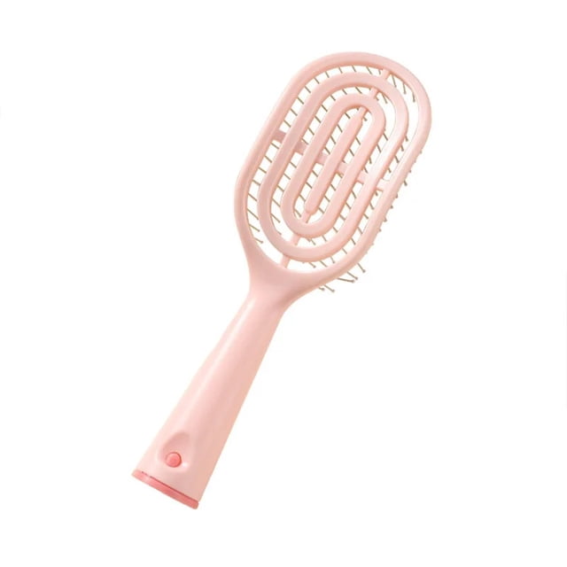 Nuevo cepillo para el cabello para mujer Huiyun, peine de masaje hueco para cabello lacio, peine de peinado de secado rápido que nunca se enreda
