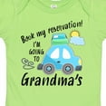 thumbnail image 4 of Inktastic Book My Reservation I'm Going to Grandma's Boys or Girls Baby Bodysuit, 4 of 5