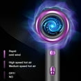 thumbnail image 5 of Professional Ionic Hair Dryer, Powerful 1600W Fast Drying Low Noise Blow Dryer with Concentrator Nozzle Diffuser Attachments for Home Salon Travel,ALCI Safety Plug, 5 of 8