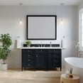thumbnail image 4 of James Martin Vanities 650-V60S-BKO-3LDL Brittany 60" Single Basin Poplar Wood Vanity Set -, 4 of 4