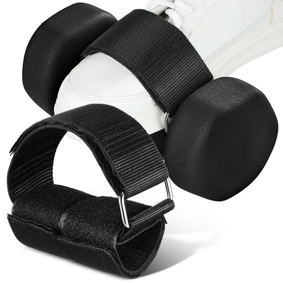 FELTECHELECTR 2 mancuernas para pies, correas de entrenamiento tibial para levantamiento de pesas, entrenamiento de piernas, correas de pedal para elíptica