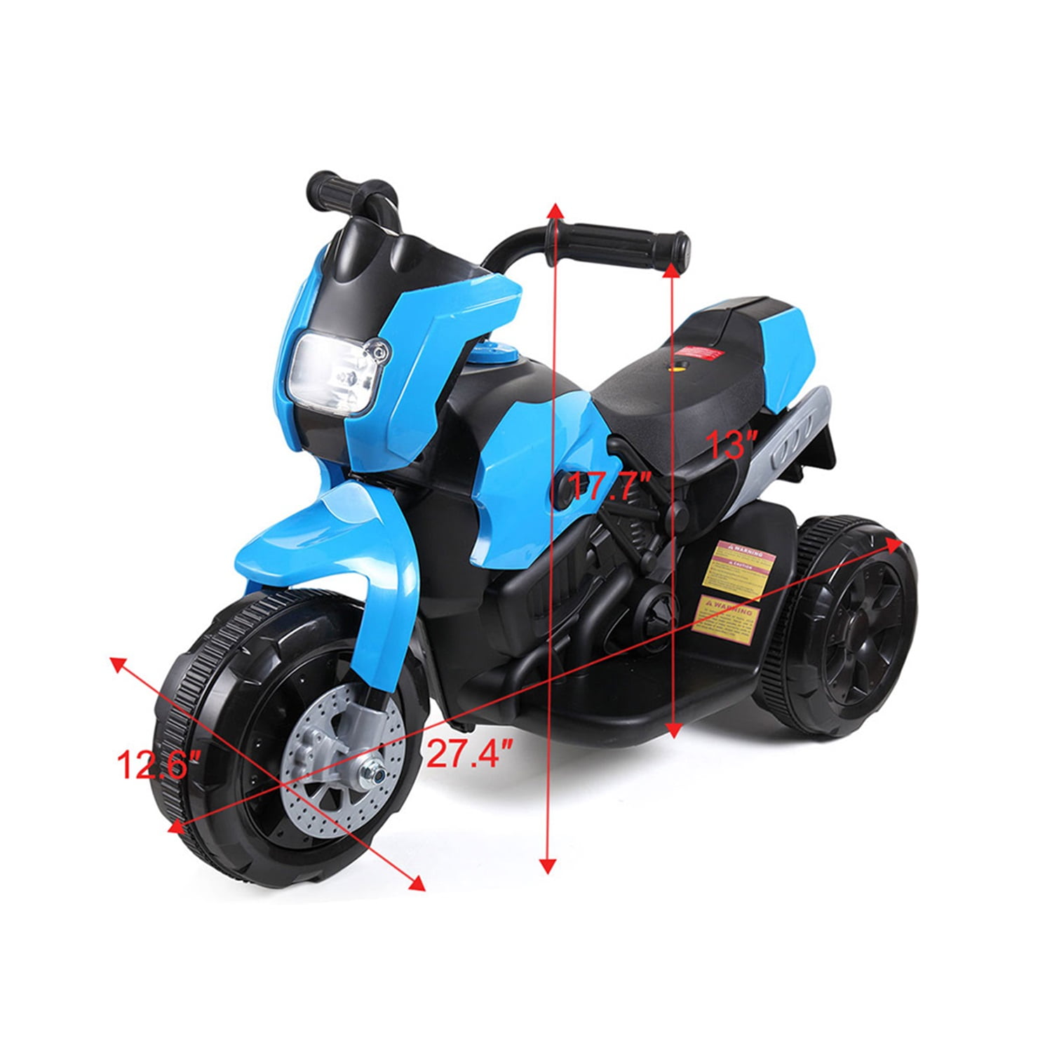 Lowestbest Blue 6 V Motorcycle Powered Ride-On Lowestbest Blue 6 V Motorcycle Powered Ride-On