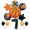 Basketball 7th Birthday Party Supplies Nothin' But Net Balloon Bouquet Decorations