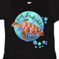 thumbnail image 4 of Inktastic Fort Lauderdale, Florida Swimming Sea Turtle with Bubbles Boys or Girls Baby Bodysuit, 4 of 5