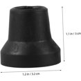 thumbnail image 2 of 4 Piezas Puntas de Goma para Bastón Cuádruple de Tapones Antideslizantes Reemplazo Accesorios para Muletas Adultos Mayores Caminata Seguro Cómodo, 2 of 5
