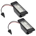 thumbnail image 3 of 2pcs Car 18leds License Plate Lights Plastic For Nissan Qashqai X-trail Juke Primera Bright Led Number Licence Plate Light, 3 of 5