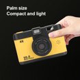 thumbnail image 5 of Xirurus Digital Camera 1080P 50MP HD Dual Lens Wireless 16X Digital Zoom Anti Shake Compact Point and Shoot Vlogging Camera with MP3 Games for Photography Video, Yellow (4.33 inches / 11 cm), 5 of 9