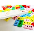 thumbnail image 2 of TAILTOSS 1 Set Digital Computing Dominoes Building Blocks Toy Wood for Arithmetic Learning in Playtime, 2 of 6