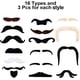 thumbnail image 2 of Bigote autoadhesivo, barba falsa adhesiva, unión de barbas falsas, barbas de fiesta para Ch, 2 of 4