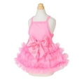 thumbnail image 3 of Fitwarm Sparkly Dog Tiered Dress, Fancy Dog Clothes for Small Dogs Girl, Bohemian Doggie Birthday Outfit, Pet Apparel, Pink, Medium, 3 of 7