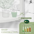 thumbnail image 3 of CAPHAUS Corner Bookshelf, 6 Tier White Corner Bookshelf, 71.7-Inch Tall Corner Stand with Metal Frame, Industrial Round Corner Shelf Stand, Versatile Display Shelving Unit for Home Office Space, 3 of 9