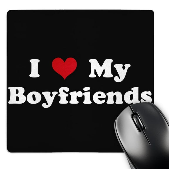 3dRose, I Love My Boyfriends, MousePad